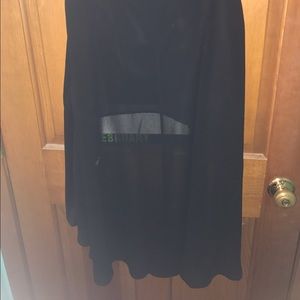 Black High-low skirt