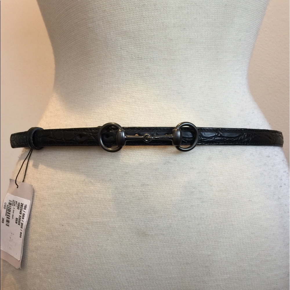 NWT Gucci Black Belt - Picture 4 of 8
