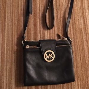 Authentic  black cross body Michael Kors Purse