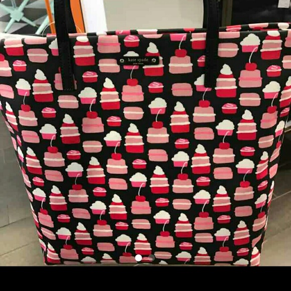 Kate Spade "cup cake" tote - Picture 2 of 4