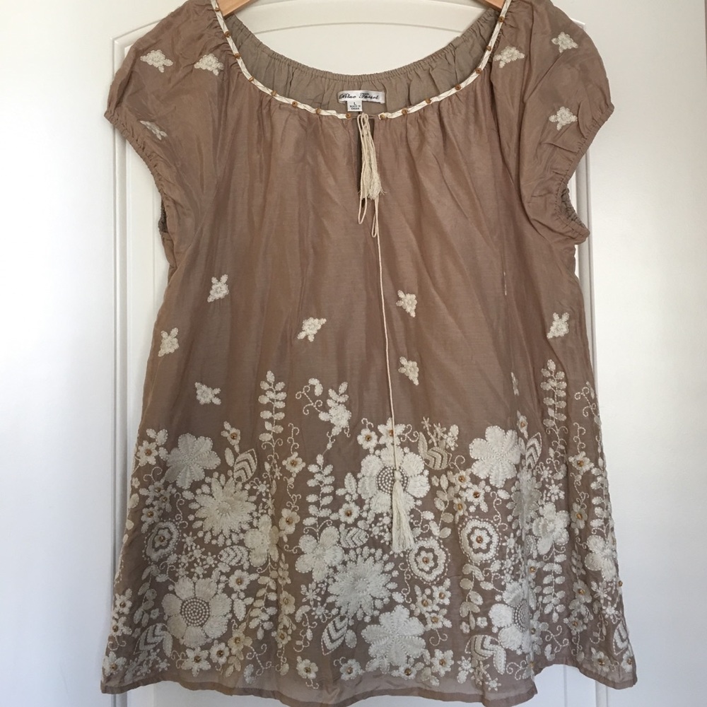 Embroidered top