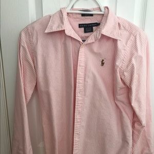 Ralph Lauren Slim Fit Long Sleeve Oxford Shirt