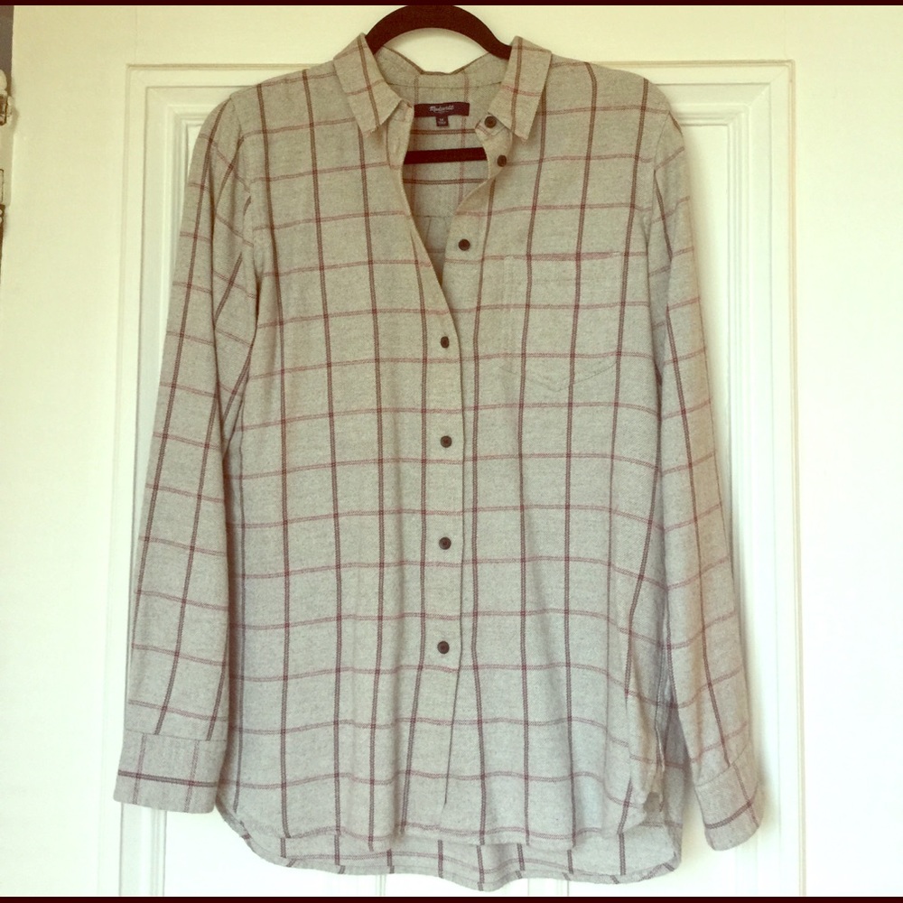 Madewell Slim-Boyfriend Flannel
