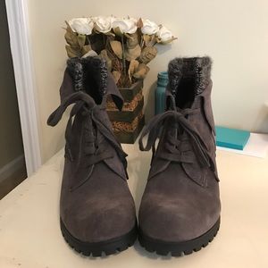 Lucky brand combat boots