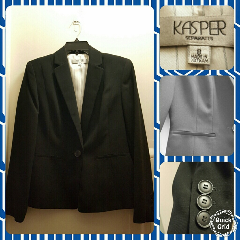 Kasper Single Button Blazer (NWOT)