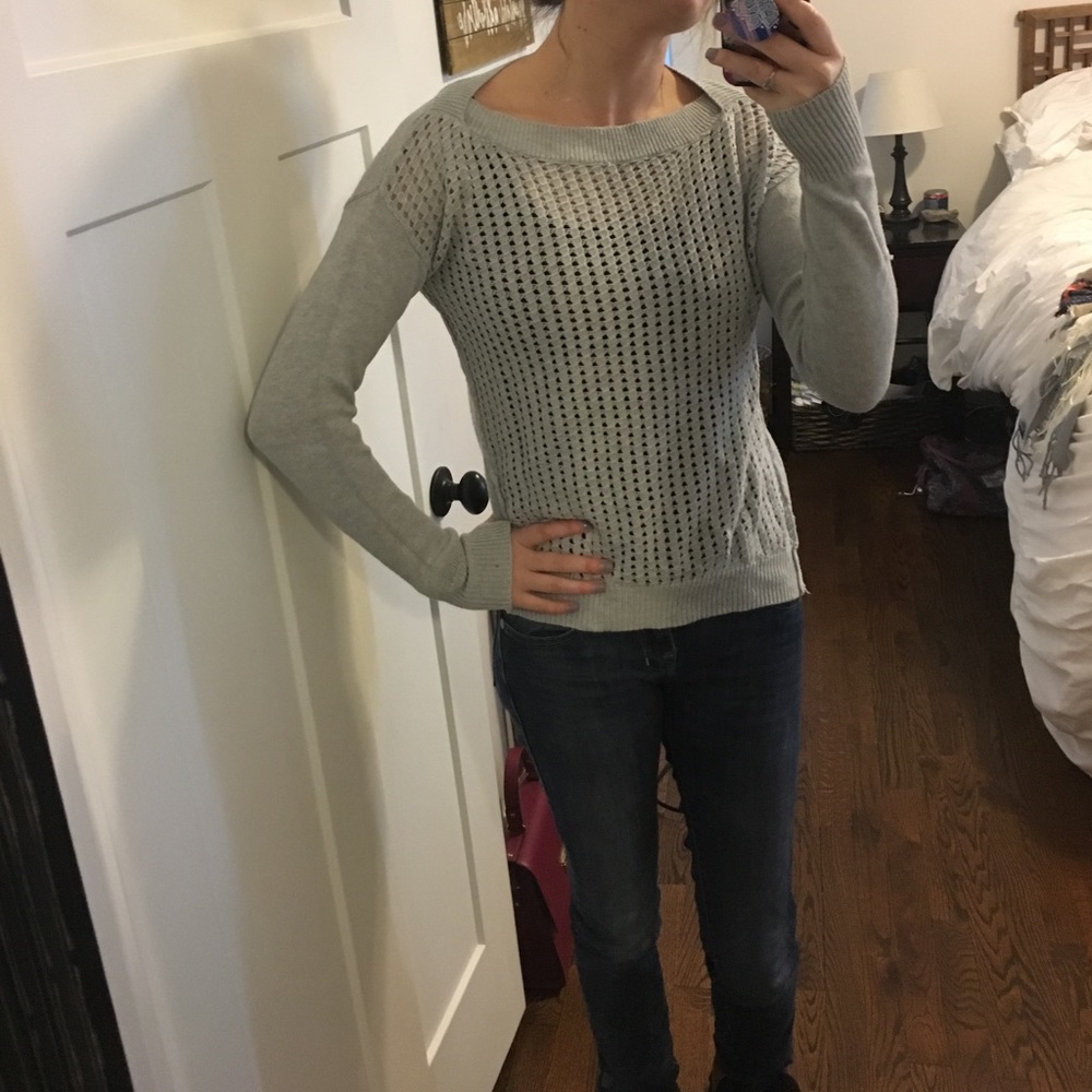 Grey lightweight sweater