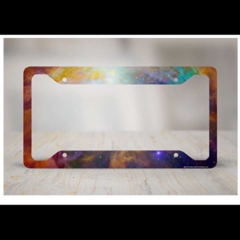 Galaxy 🌌 Nebula License Plate Holder 💫