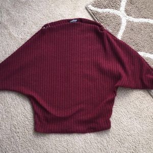 The Way You Stare Sweater- Burgundy