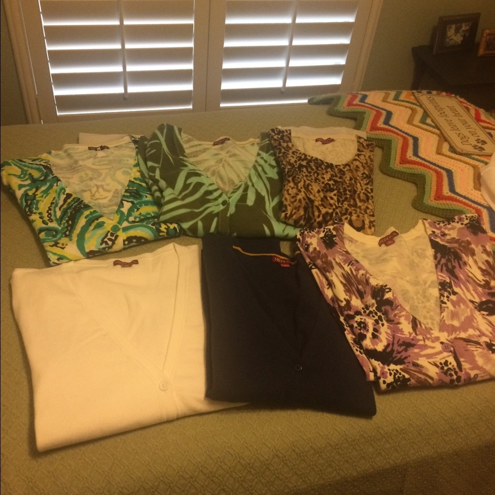 6 light weight cardigans- bundle