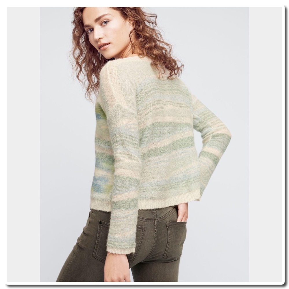 ANTHROPOLOGIE Frosted Horizon Pullover - Picture 2 of 3