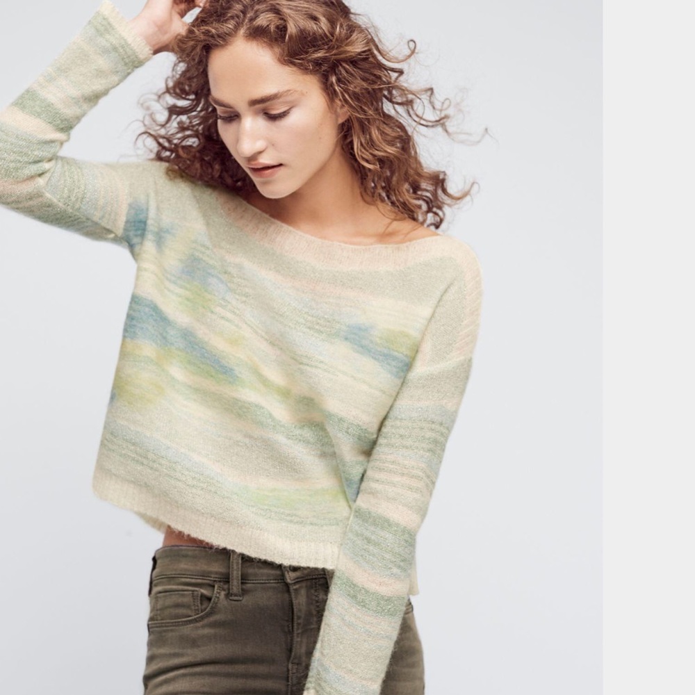 ANTHROPOLOGIE Frosted Horizon Pullover - Picture 3 of 3