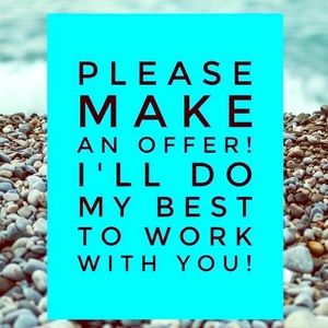 Counter offers accepted also!