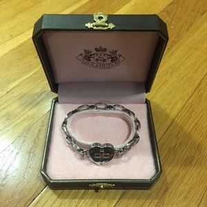 Juicy Couture Turn Lock Heart Bracelet