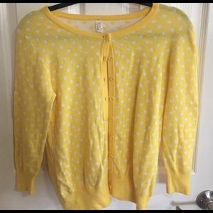 🔵 2 for $5 High Yellow button down cardigan