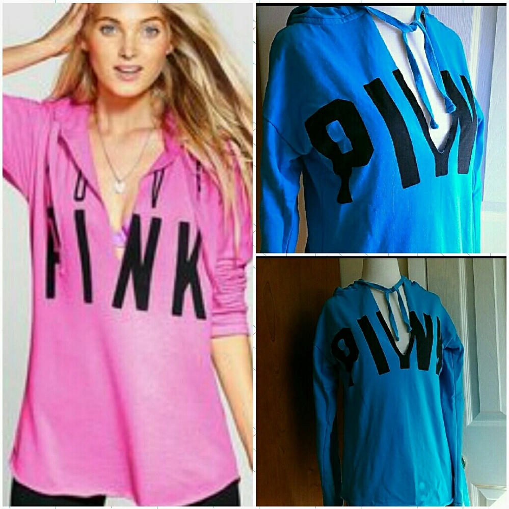 Pink by Victorias Secret sweatshirt, blue one