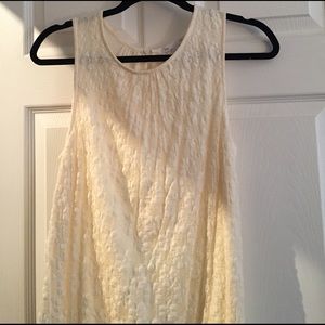 Sweet lace tank - great for work or play.