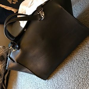 Oversized black/blue Zara purse 🖤💙