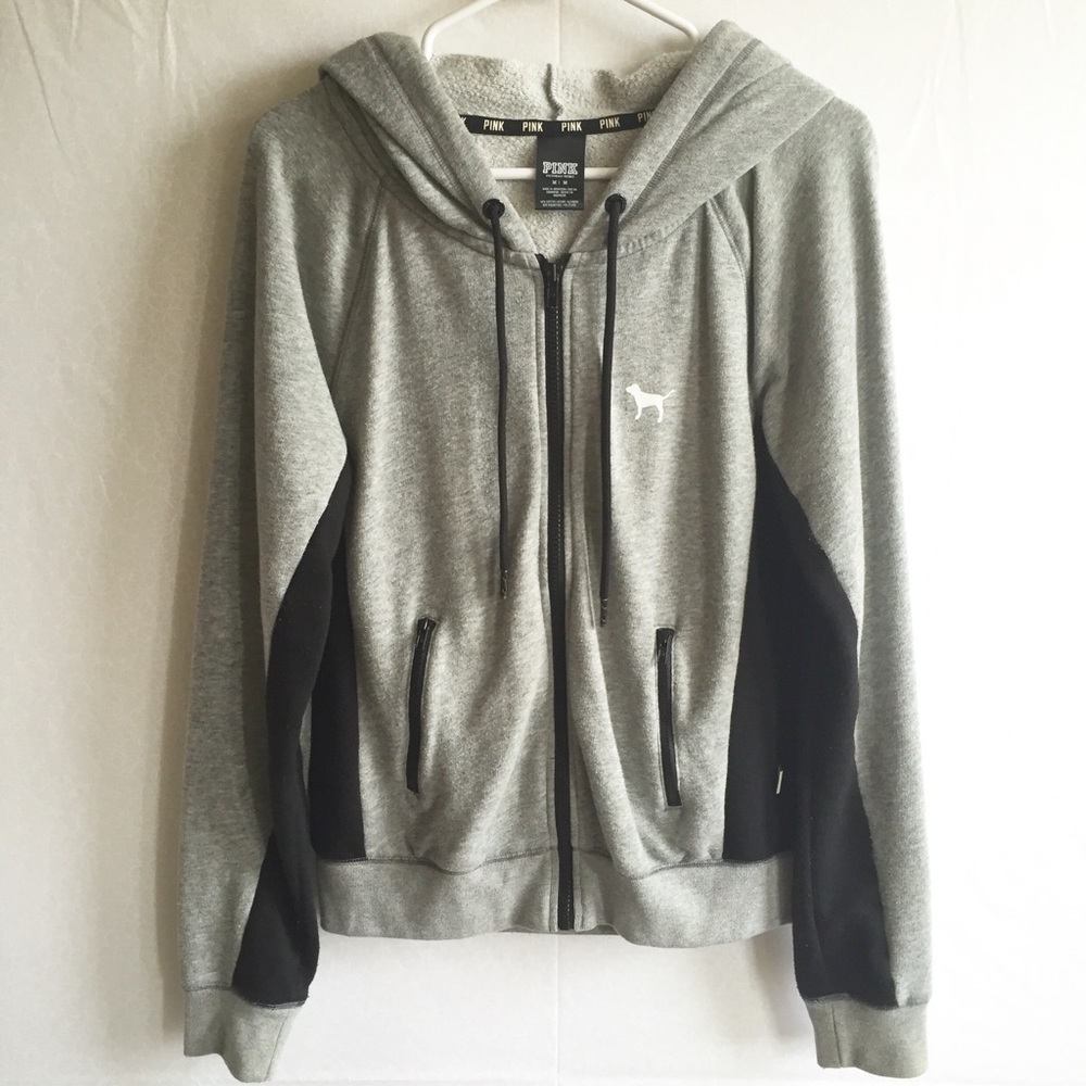 Victoria's Secret PINK black and gray jacket