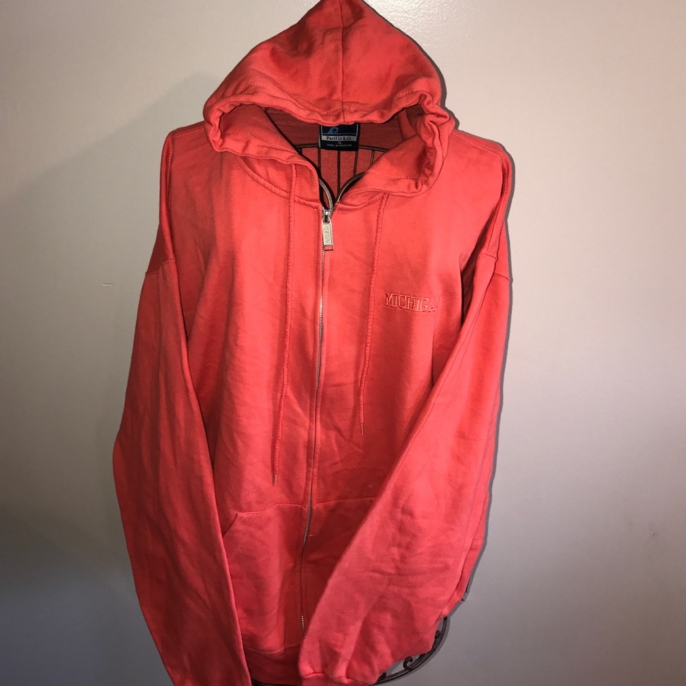 SALE Women's XL Orange Michigan Hoodie/Jacket!