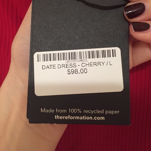 Reformation red dress brand new - Picture 2 of 3