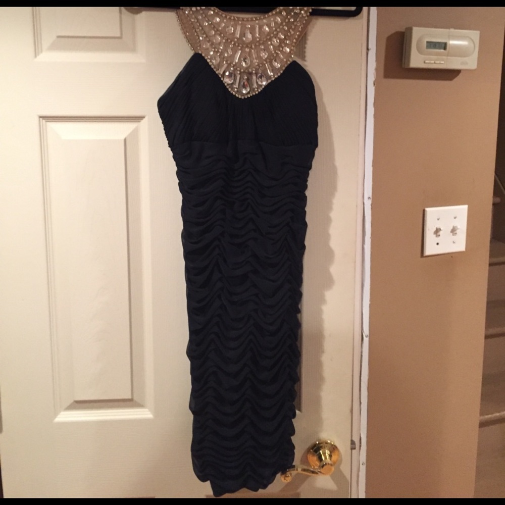 Navy blue dress