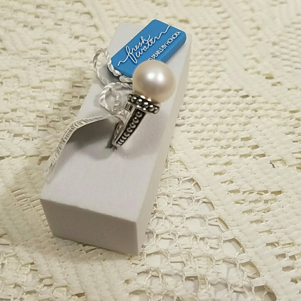 Cultured Freshwater Pearl Ring by Honora - Picture 2 of 4