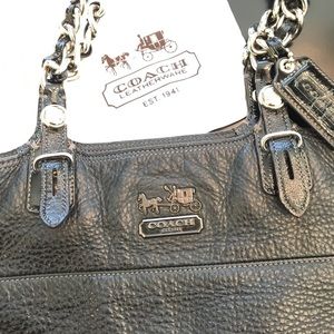 Coach Pebbled Leather Handbag
