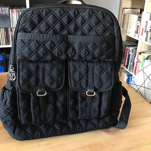 Vera Bradley quilted microfiber backpack