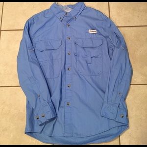 Blue fishing shirt
