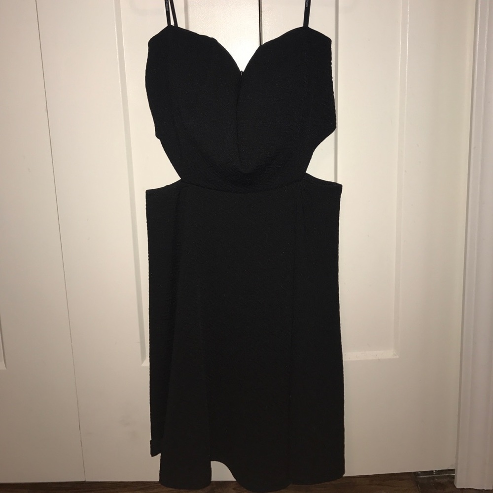 Strapless Black Dress