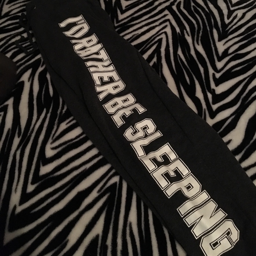 I'd rather be sleeping joggers