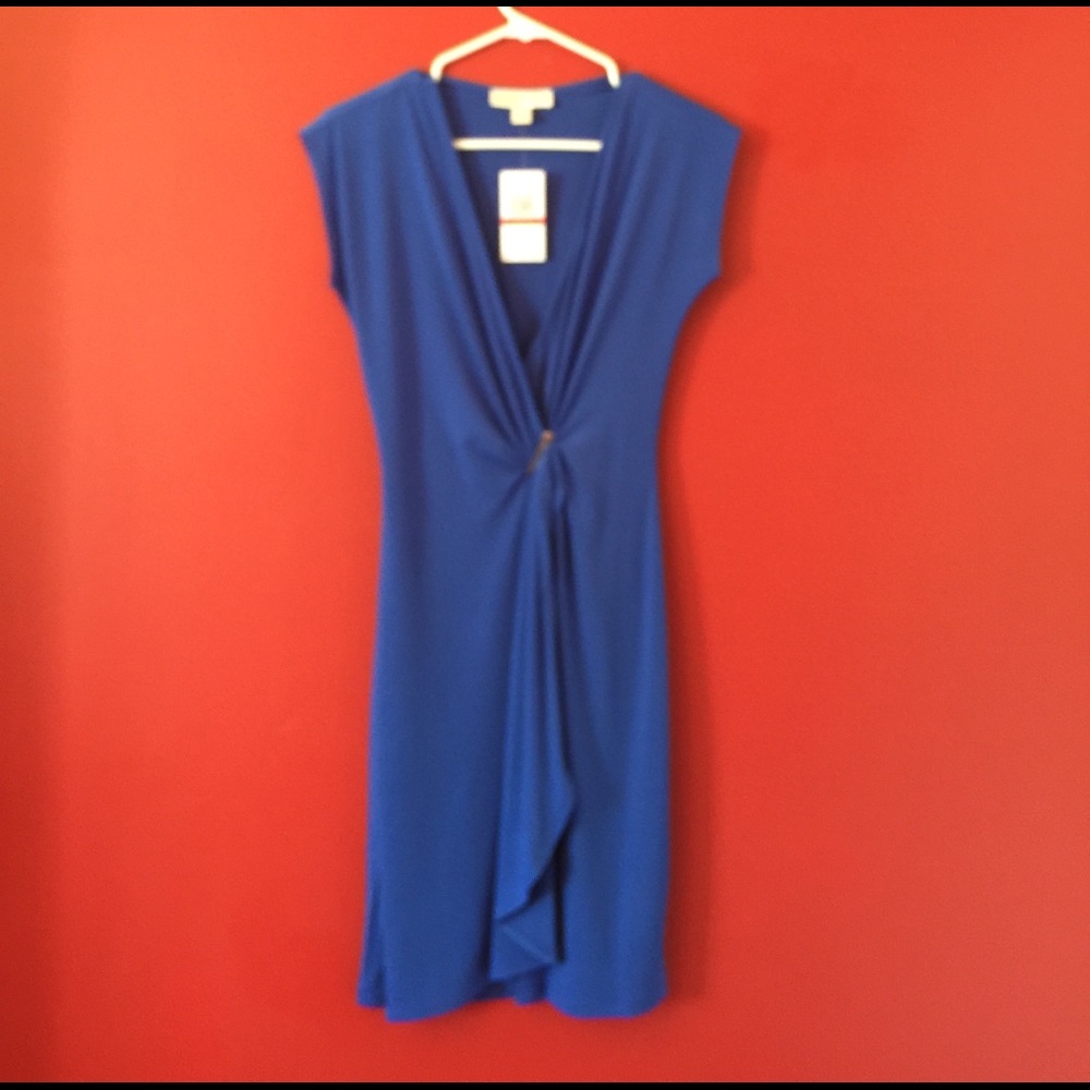 Michael Kors Faux Wrap Dress