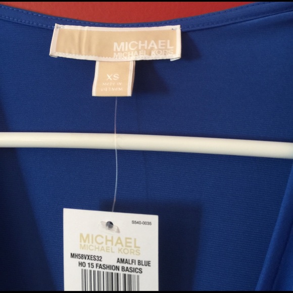 Michael Kors Faux Wrap Dress - Picture 2 of 4