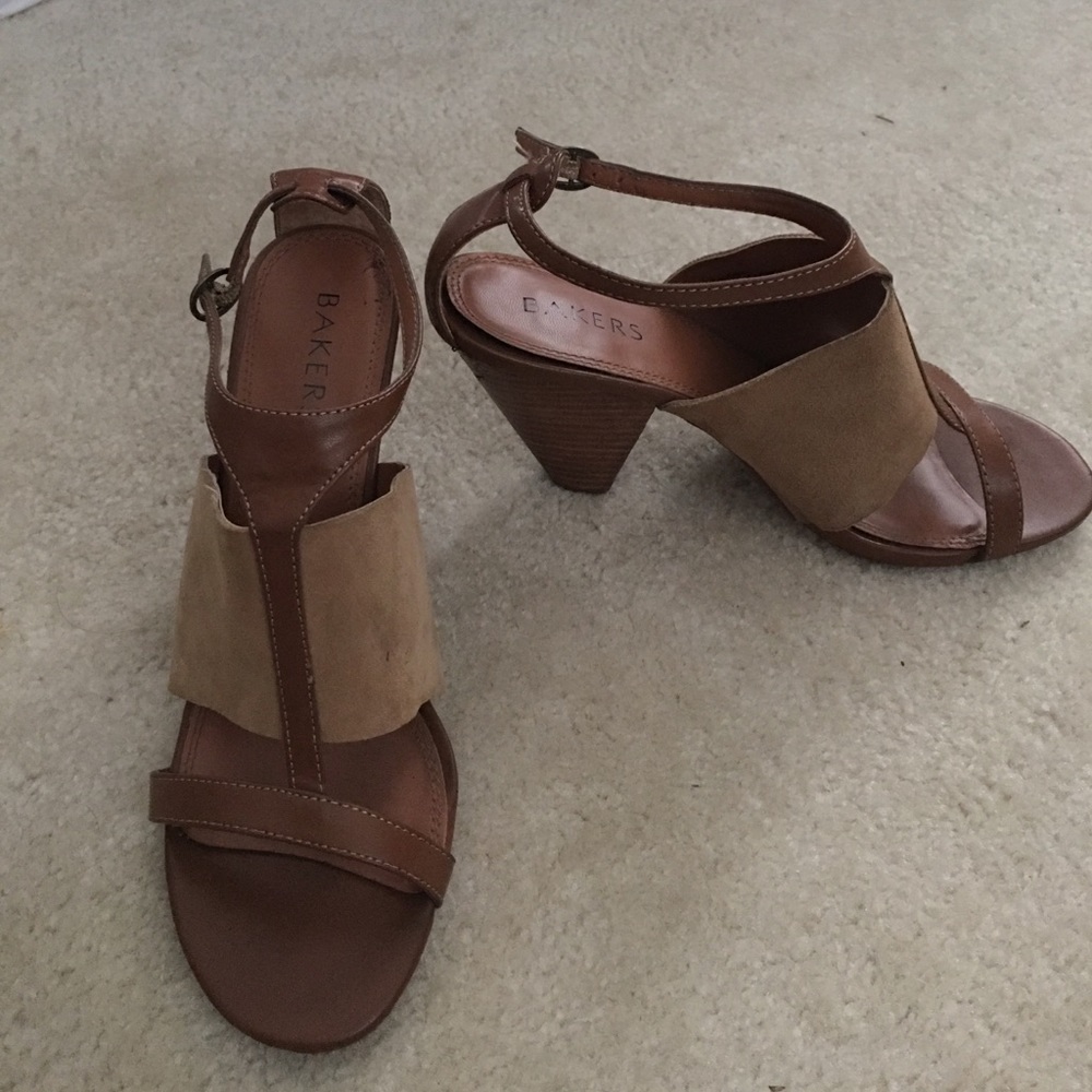 Baker Shoes Tan Sandals
