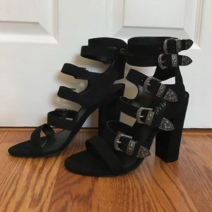 Nasty Gal buckle heels