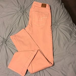 American Eagle Stretch Skinnys Blush Color