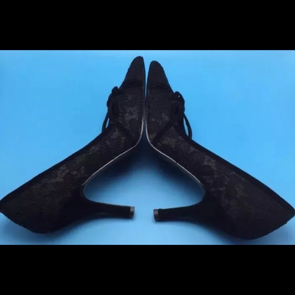 Formal Black Lace 3" Heels