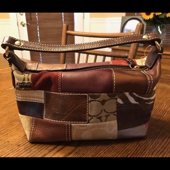 Coach Handbags - Coach patchwork mini bag