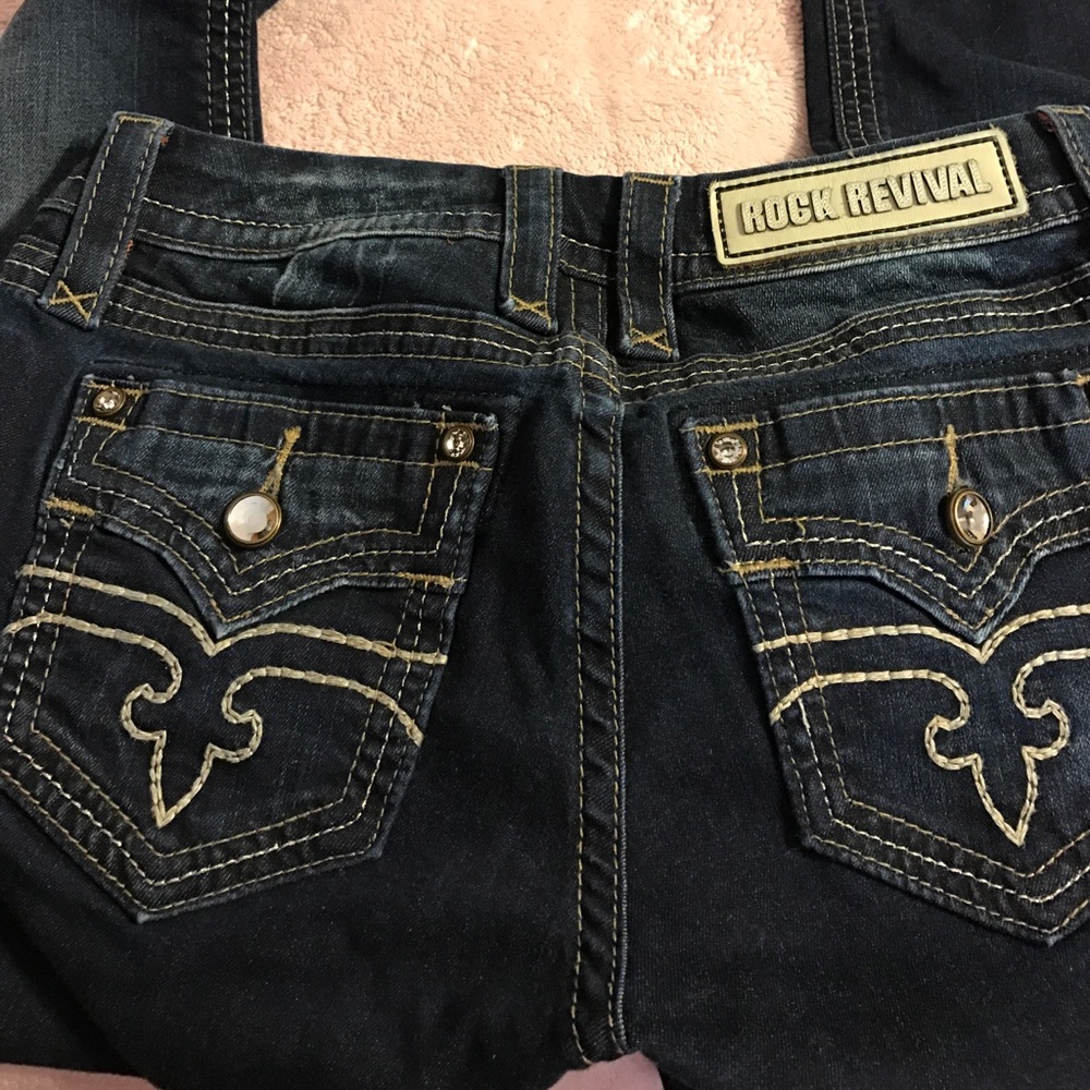 Size 27, Rock Revival Skinny Jeans