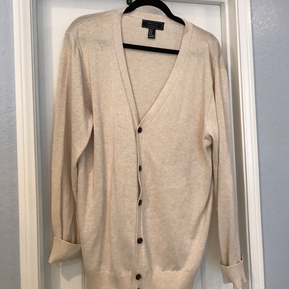 XL cream cardigan from forever 21