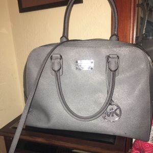 Brand new MICHAEL KORS large gray saffiano tote
