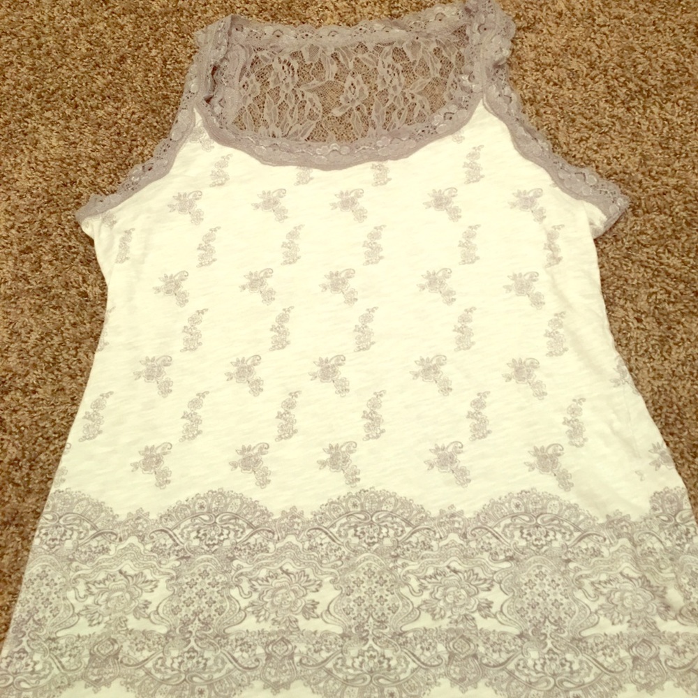 Lacy tank top