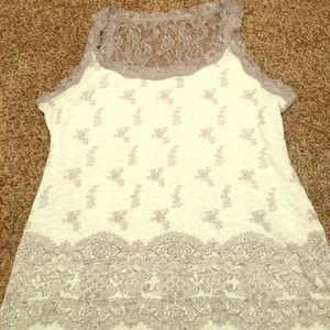 Lacy tank top