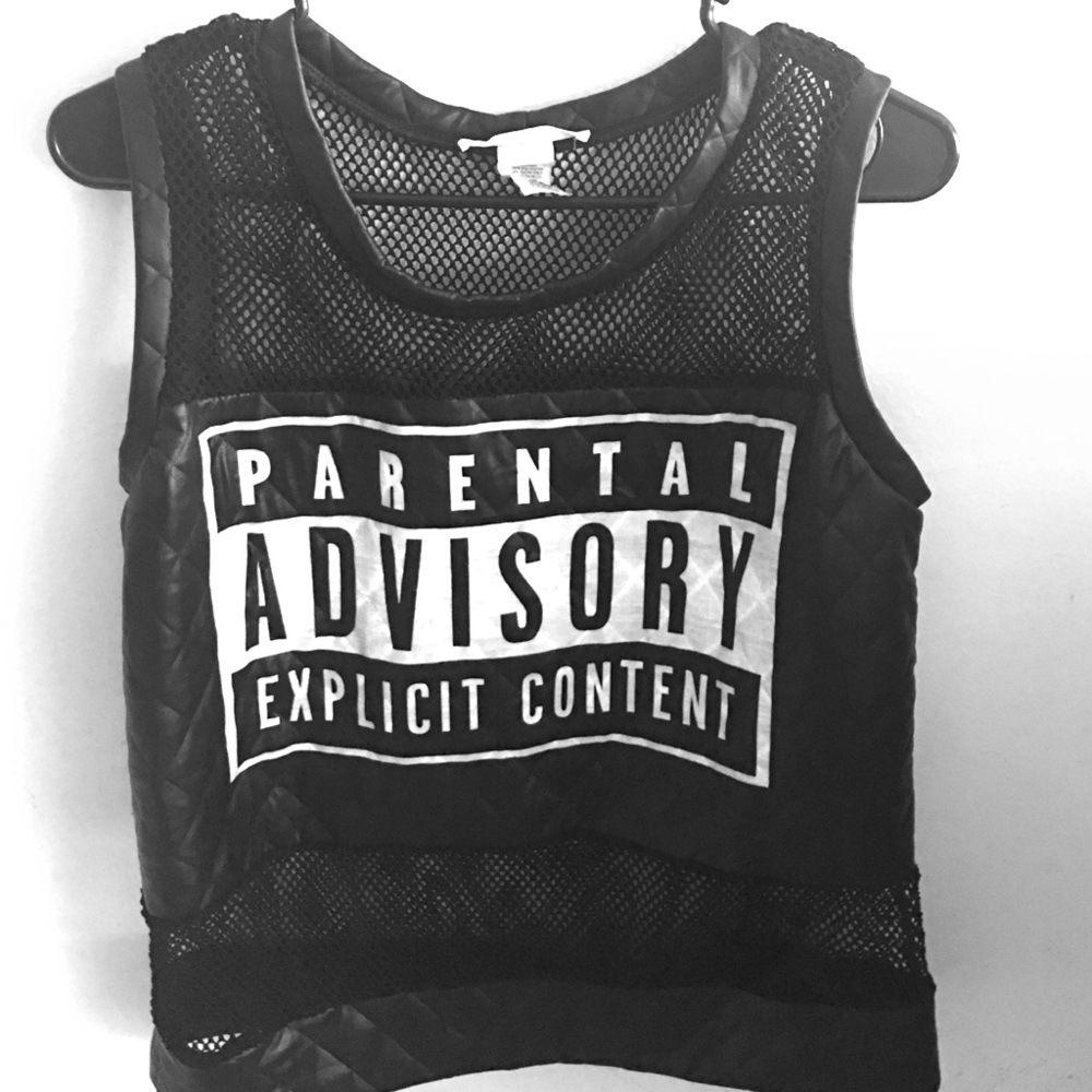 Tank top mesh shirt