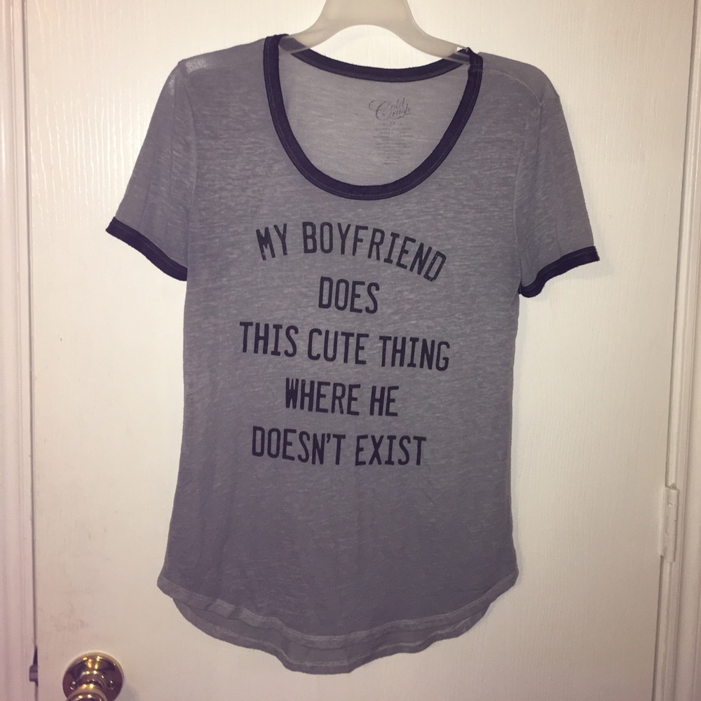 Cute boyfriend shirt