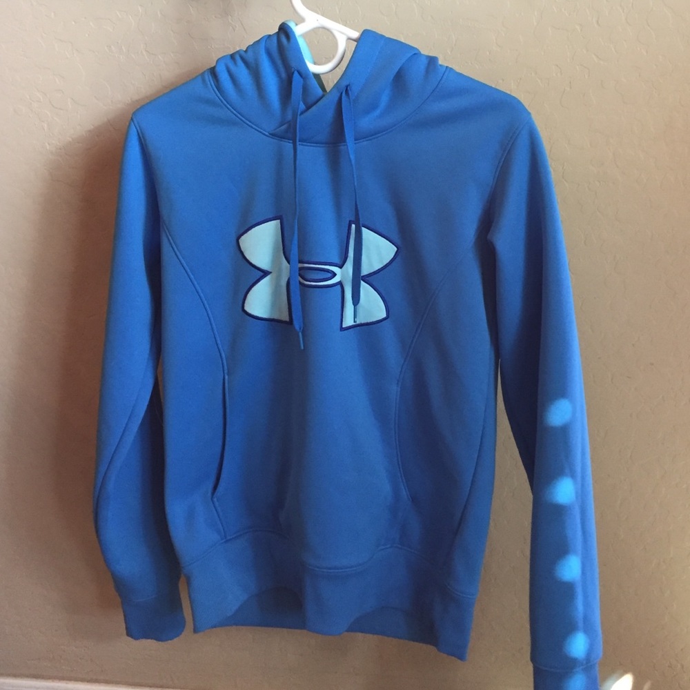 blue under armour hoodie