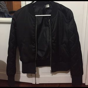 Black Bomber Jacket