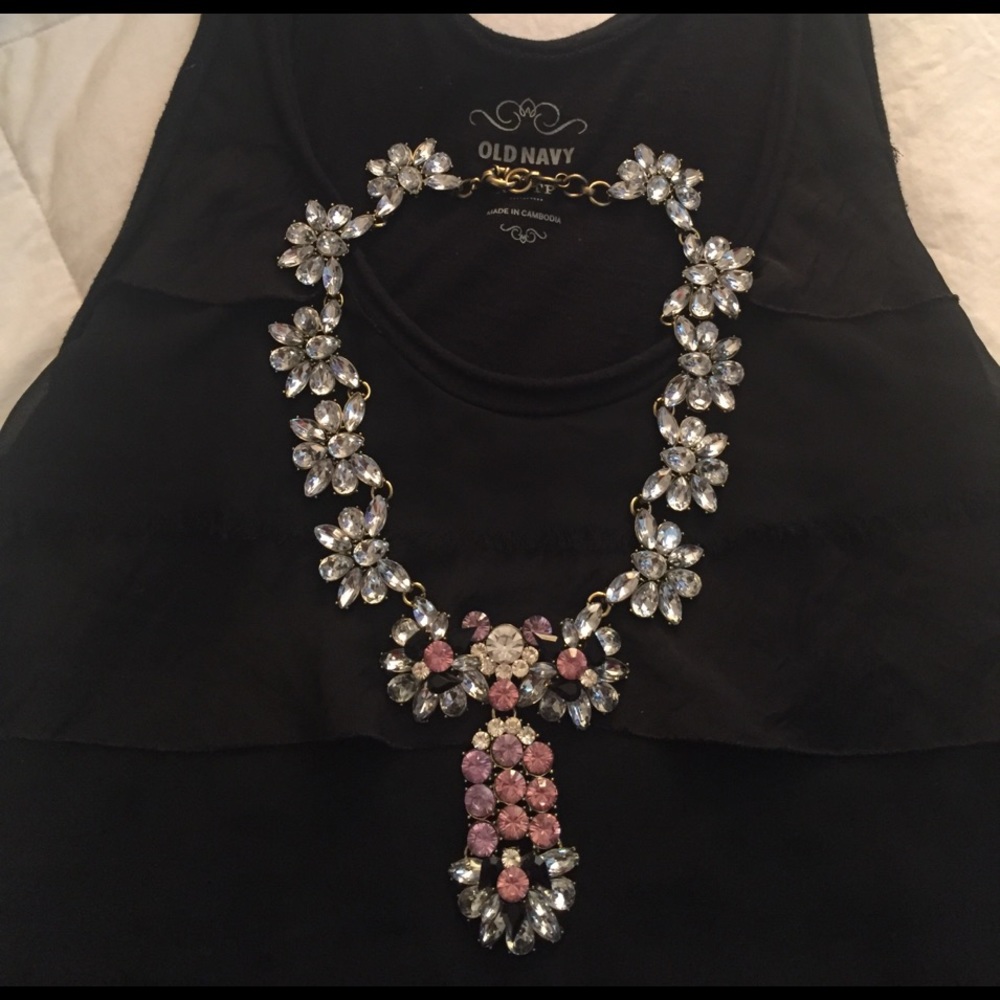 T&J Designs Crystal Statement Necklace