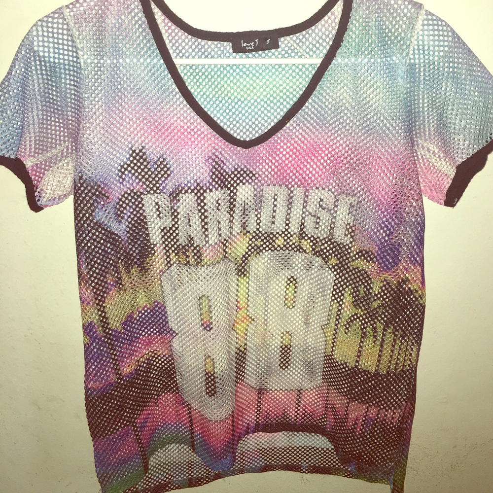 Mesh paradise shirt