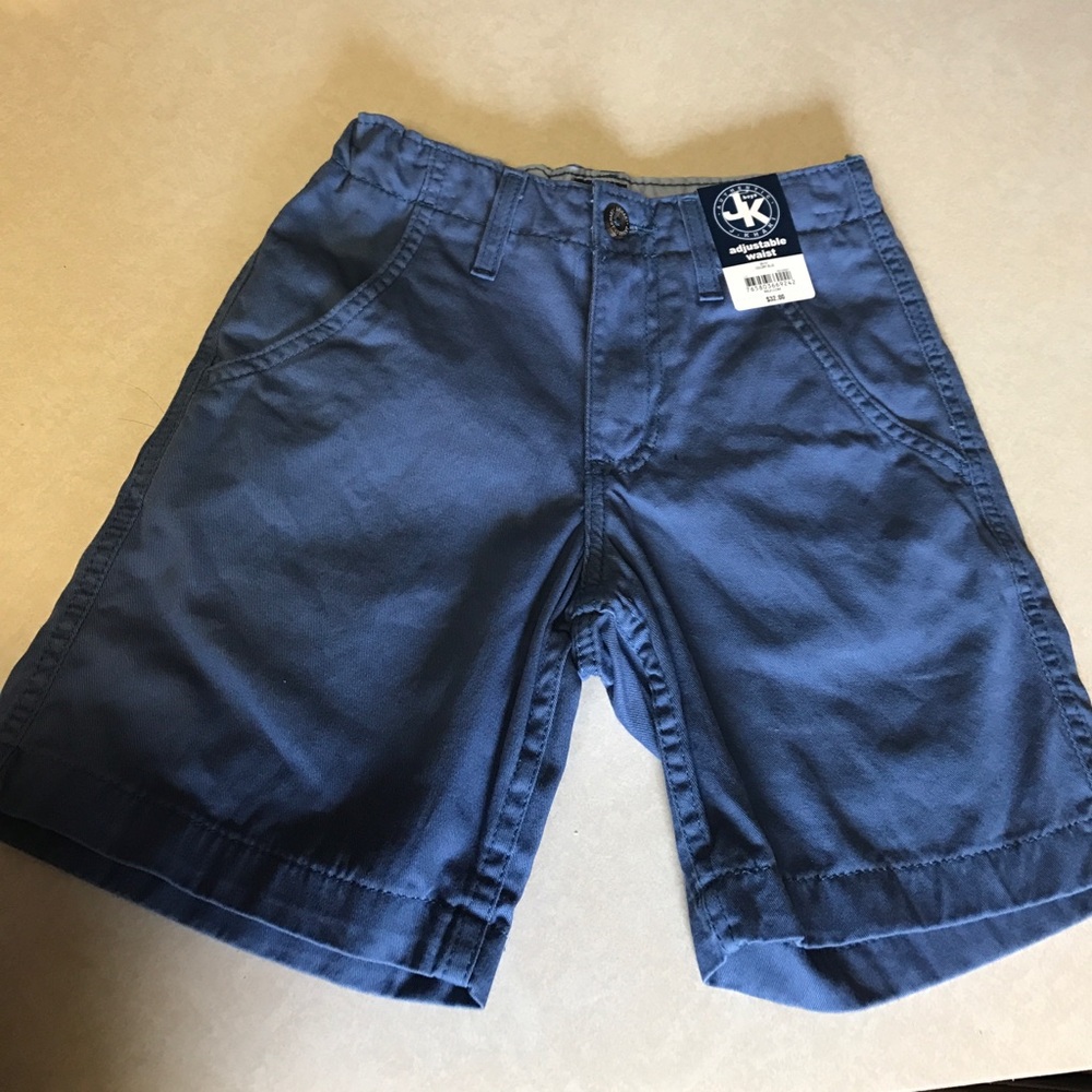 BNWT Boys' adjustable waist shorts.